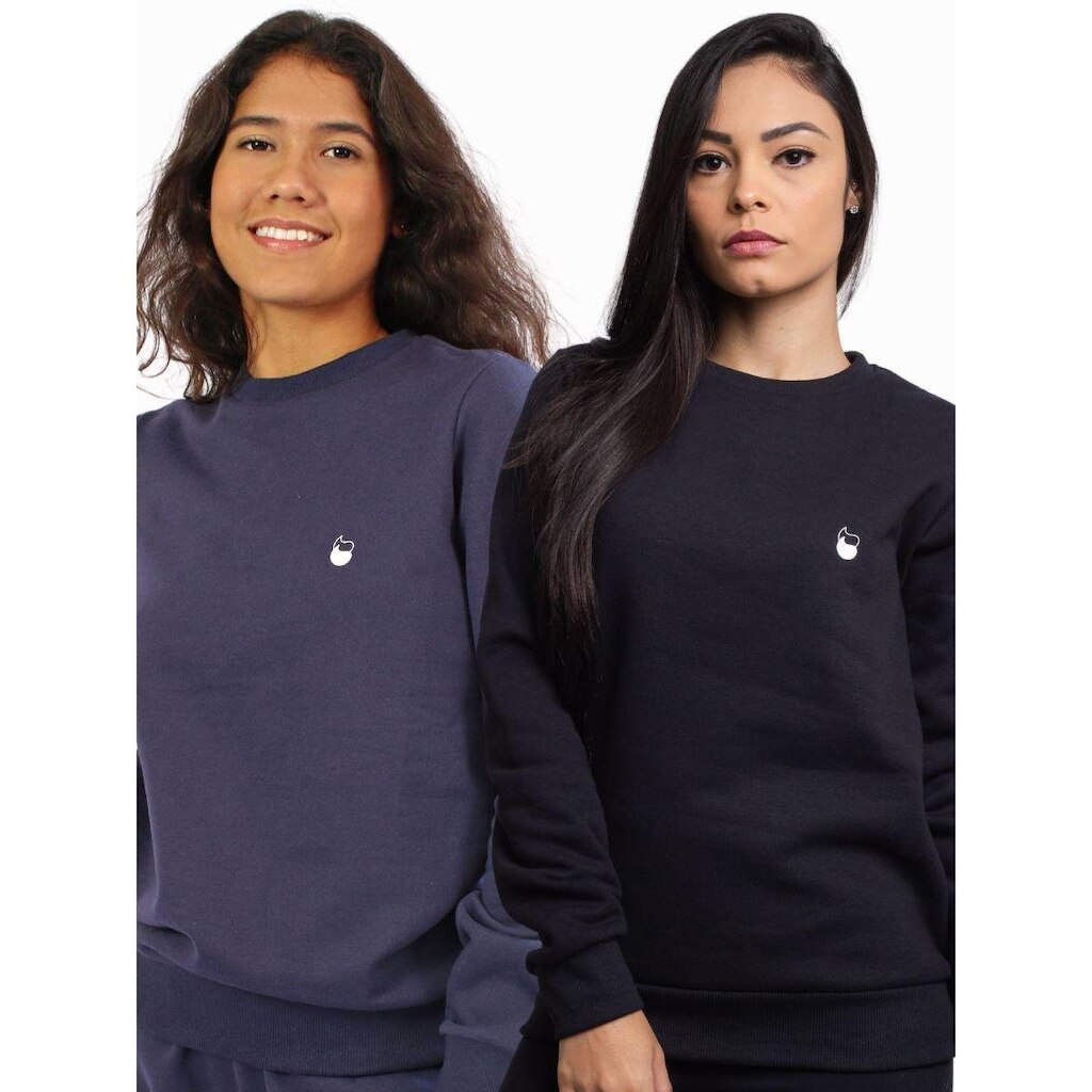 KIT 2 MOLETOM CARECA FEMININO