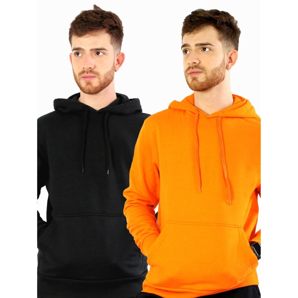 Kit 2 Moletom Masculino Canguru Capuz
