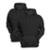 Kit 2 Moletons Casual Flanelado Algodão Canguru Capuz Bolso - Preto