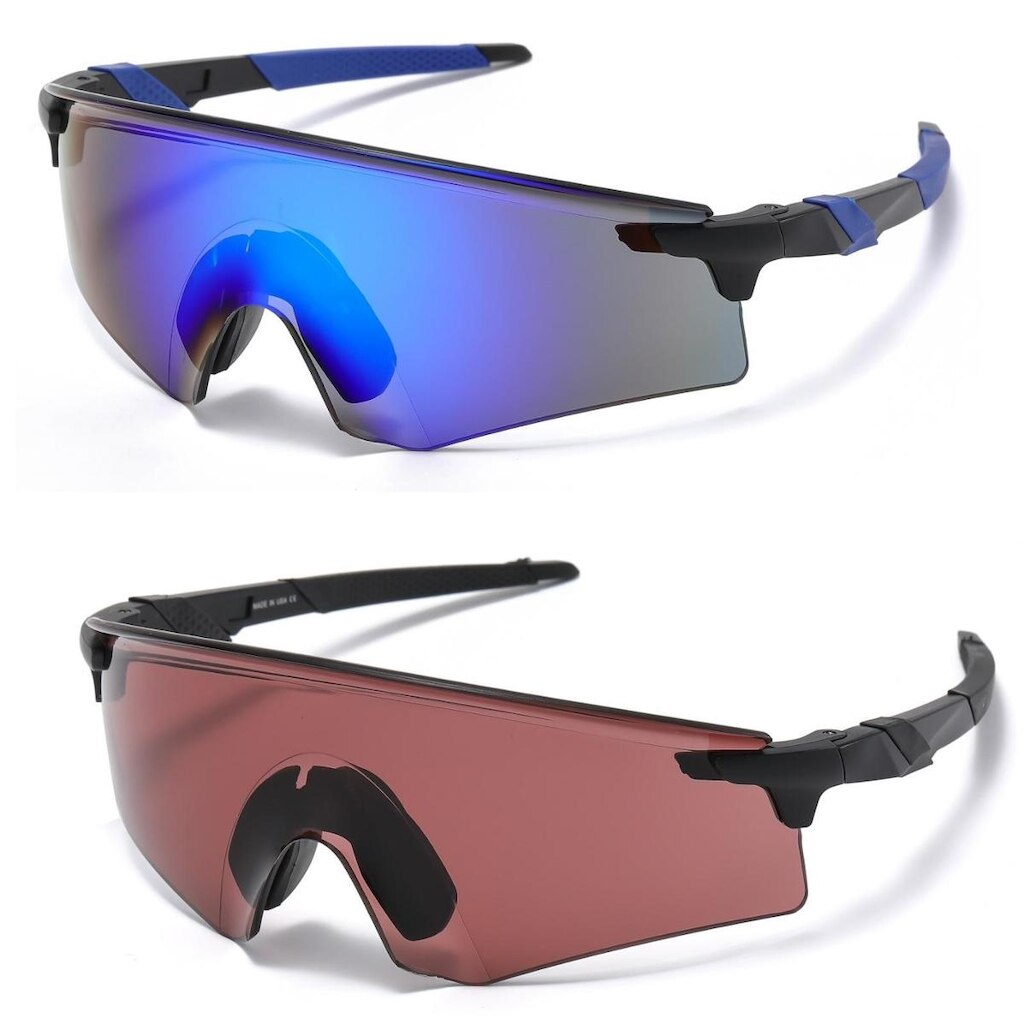 Kit 2 Óculos Ciclismo Feminino Masculino Com Proteção Uv400