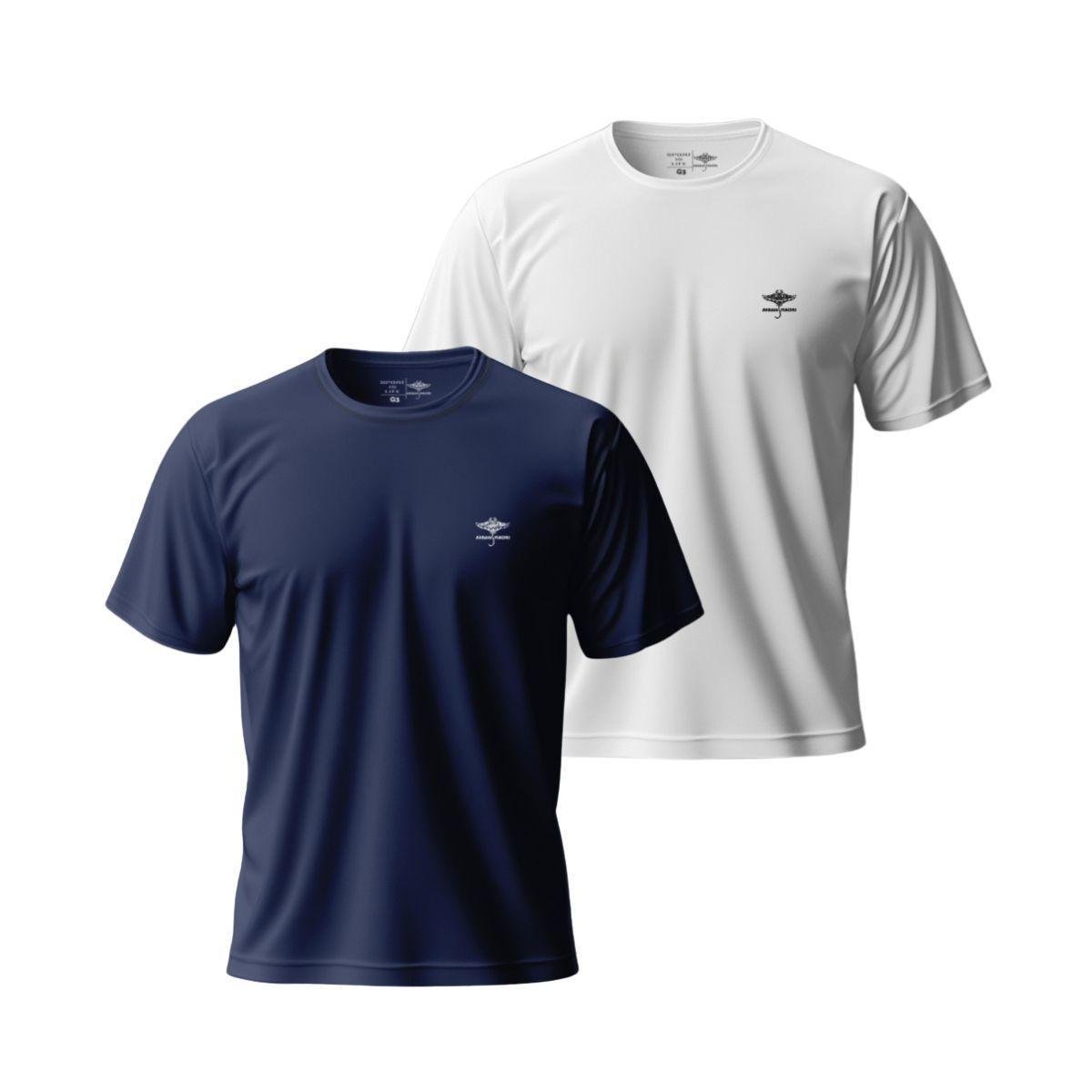 Kit 2 P ao Plus Camisetas Dry Masculinas Academia Treino Verão Básicas Casual