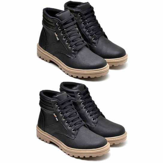 Kit 2 Pares Bota Mac Point Coturno Feminina - Preto é ruim? Kit 2 Pares Bota Mac Point Coturno Feminina - Preto é boa?