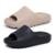 Kit 2 Pares Chinelo Slide Masculino Resistente Anatômico Flexível - Preto+Nude
