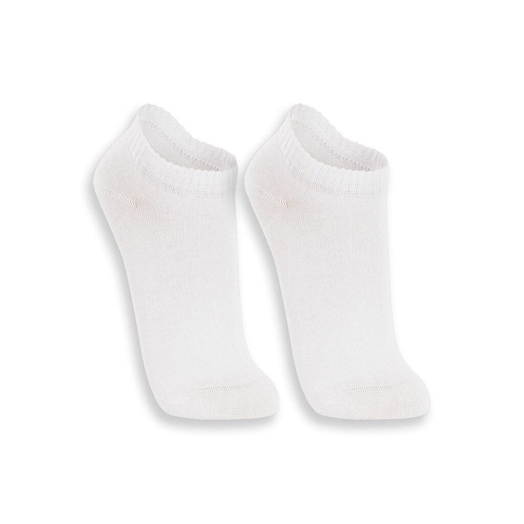 Kit 2 Pares de Meias Cano Curto Lupo 4572-088 Branco