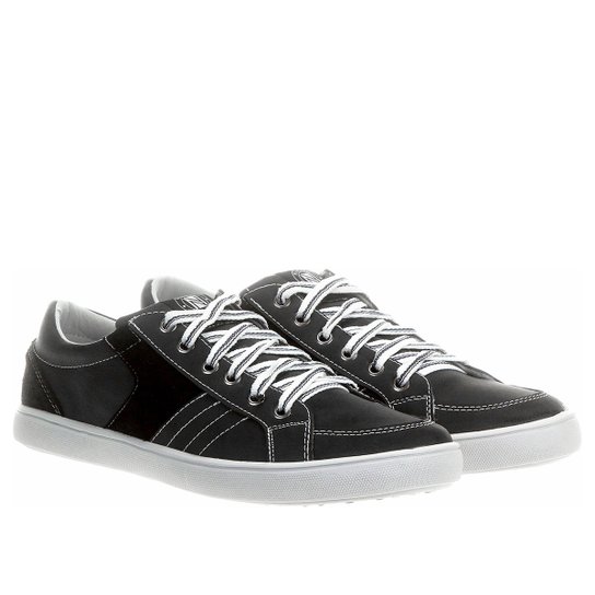 Kit 2 Pares de Sapatênis NewSpirit - Cinza+Preto