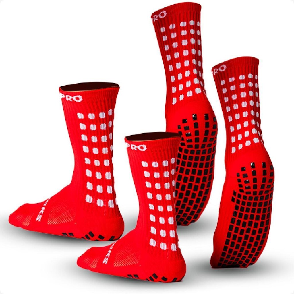 Kit 2 Pares Meia Antiderrapante Futebol ProSocks® Grip Draft