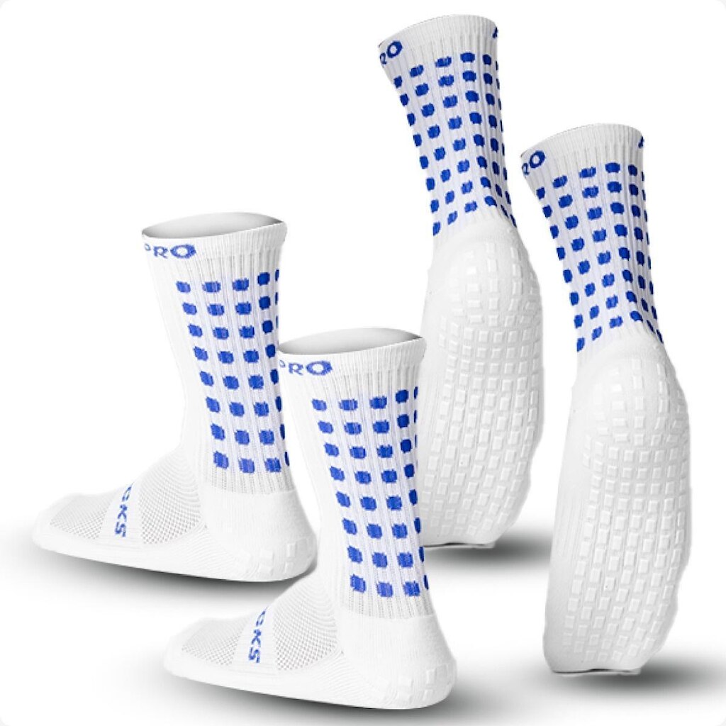 Kit 2 Pares Meia Antiderrapante Futebol ProSocks® Grip Draft