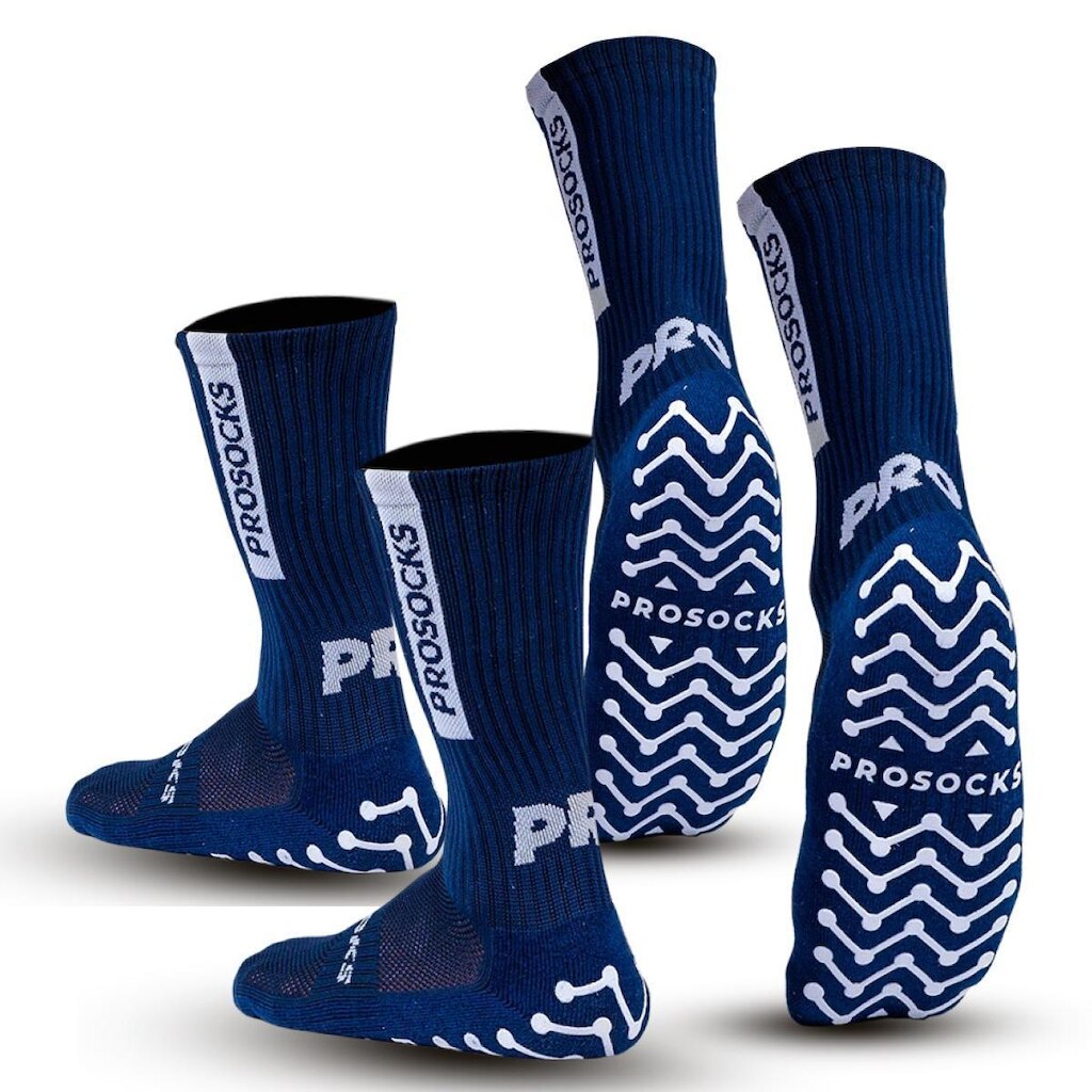 Kit 2 Pares Meia Antiderrapante Futebol ProSocks® UltraGrip