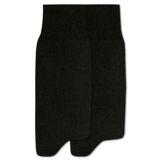 Kit 2 Pares meia cano longo lisa Masculina - Preto Menor preço em Kit 2 Pares meia cano longo lisa Masculina - Preto