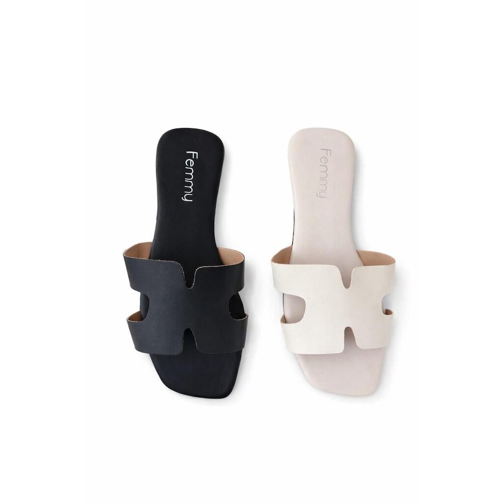 Kit 2 pares Rasteiras Feminina Modelo H Flat Leve Verão