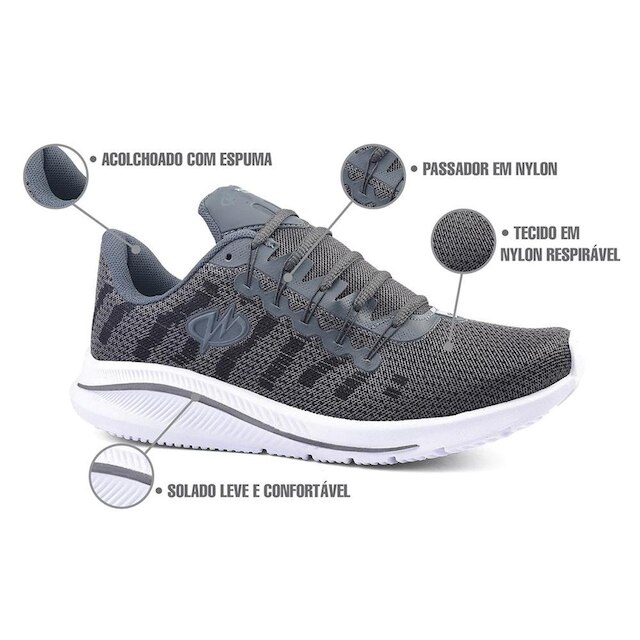 Kit 2 Pares Tênis De Academia Runway Training Masculino