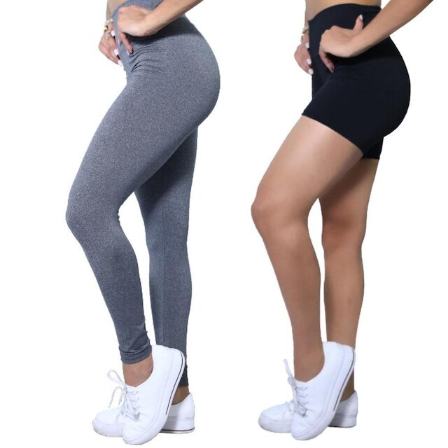 Kit 2 peças Calça e Short Heide Ribeiro Legging Basic Malhação