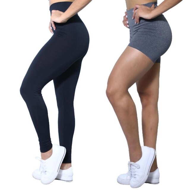Kit 2 peças Calça e Short Heide Ribeiro Legging Basic Malhação