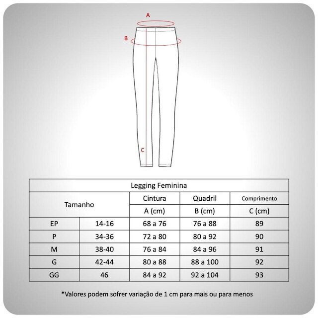 Kit 2 peças Calça e Short Heide Ribeiro Legging Basic Malhação