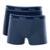 Kit 2 Peças Cueca Boxer Algodão Mash Infantil Elástico - Marinho