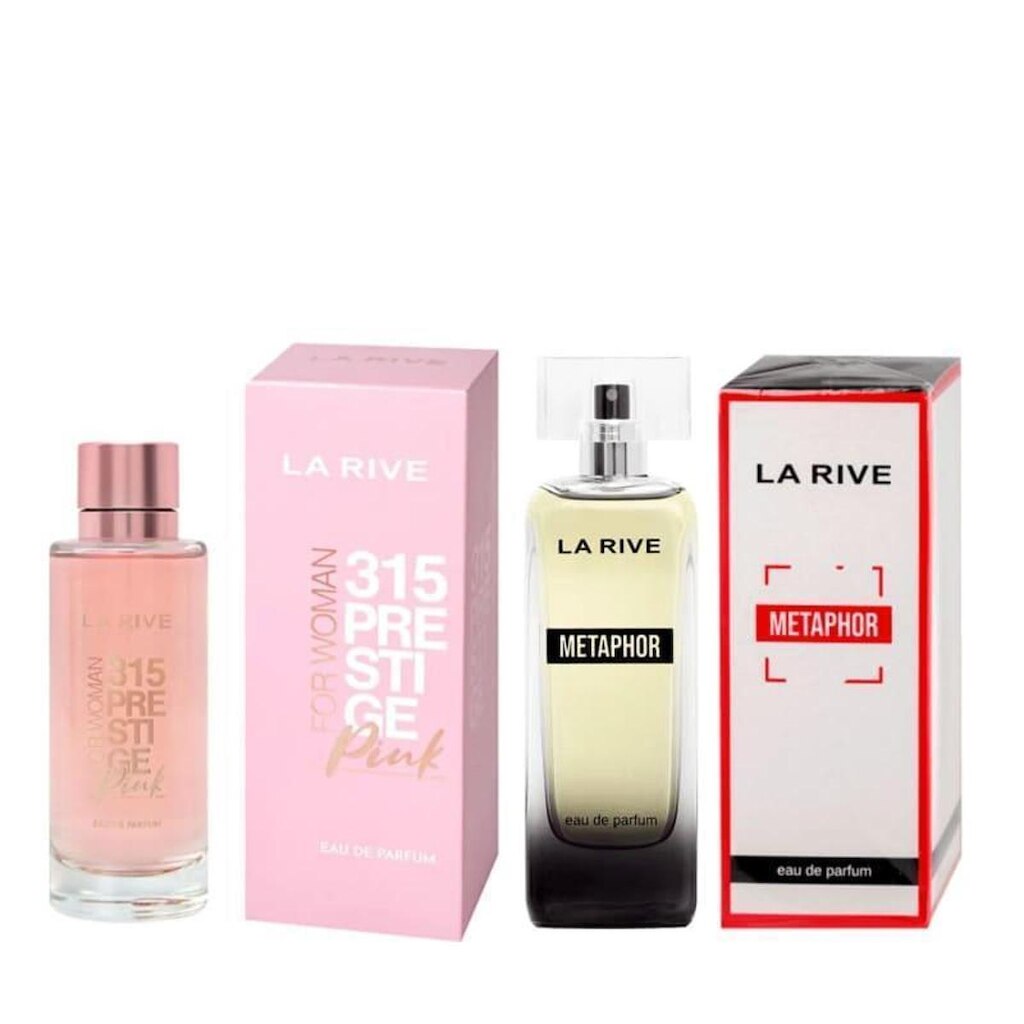 Kit 2 perfumes Feminino La Rive Metaphor + 315 Pink