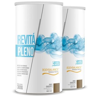 Kit 2 Proteína 20g Revitá pleno chocolate 300g