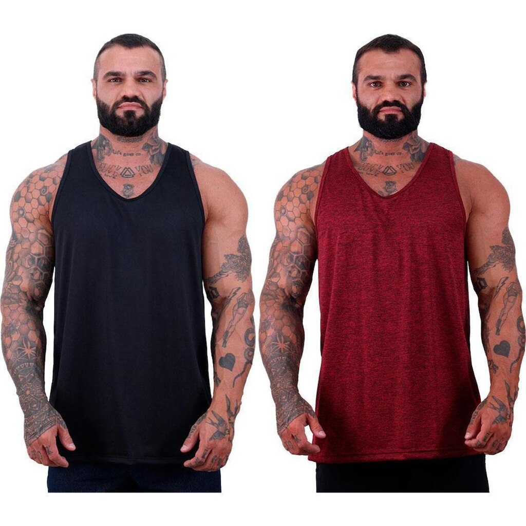 Kit 2 Regata Cavada Dry Rajado Masculina MXD Estampada