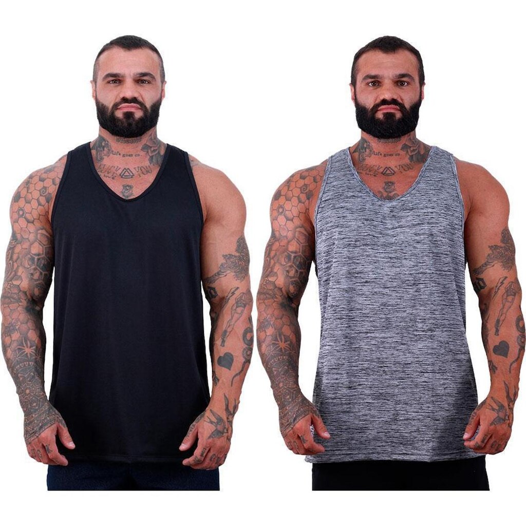 Kit 2 Regata Cavada Dry Rajado Masculina MXD Estampada