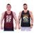 Kit 2 Regata Cavada Masculina MXD SURF Prancha Praia - Vinho+Preto