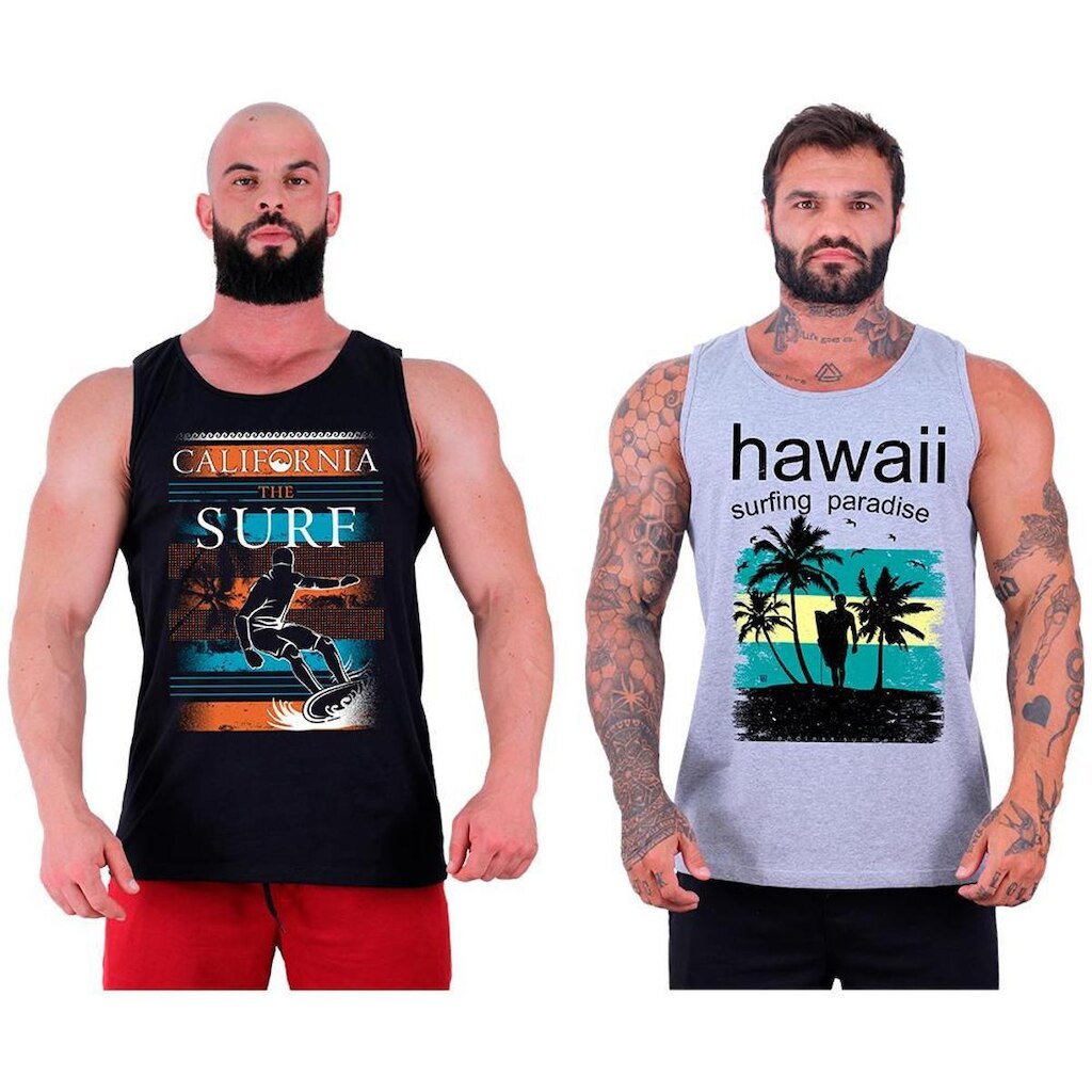 Kit 2 Regata Clássica MXD Conceito SURF Prancha Praia