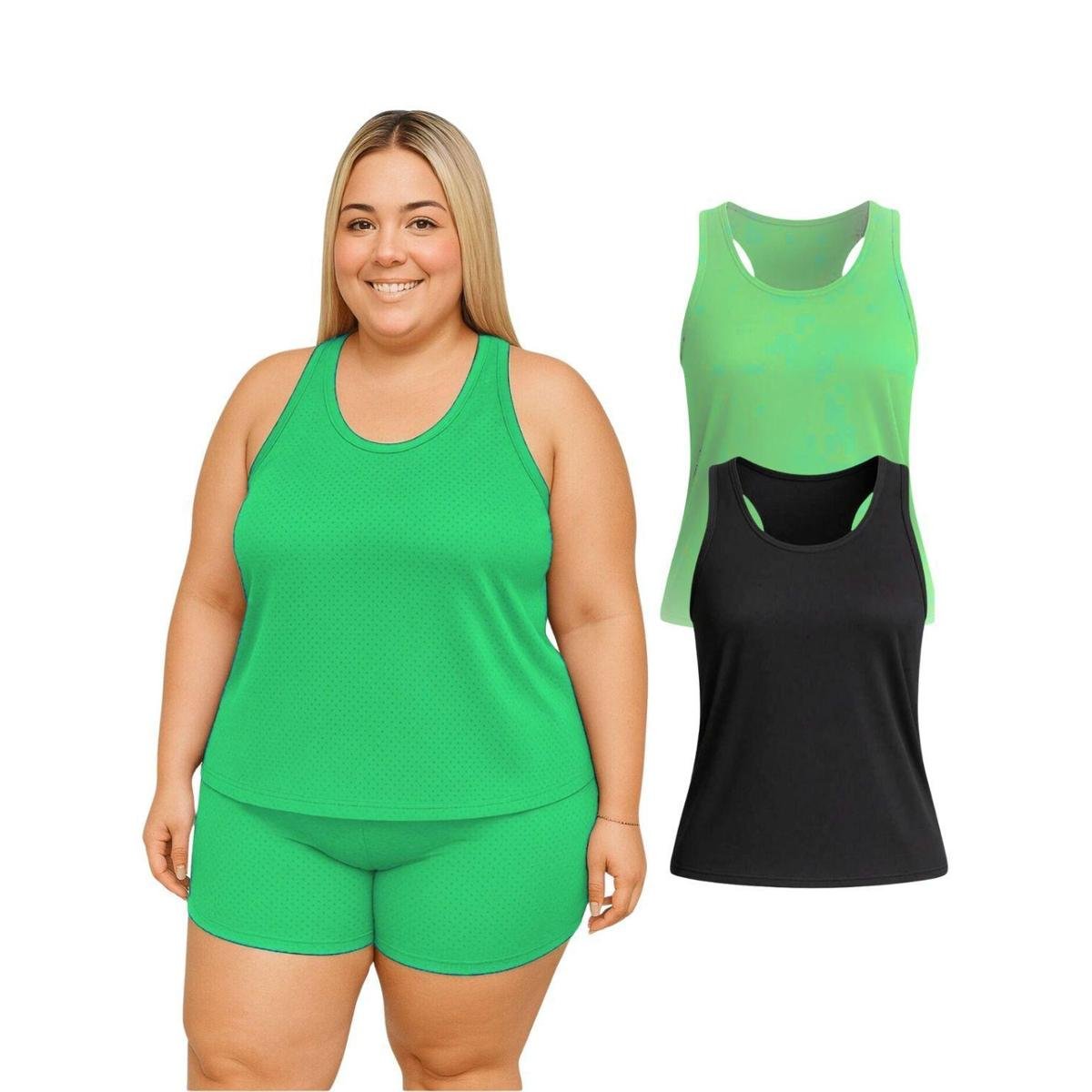 Regata Dry Fit Plus Size em promoção na Netshoes!