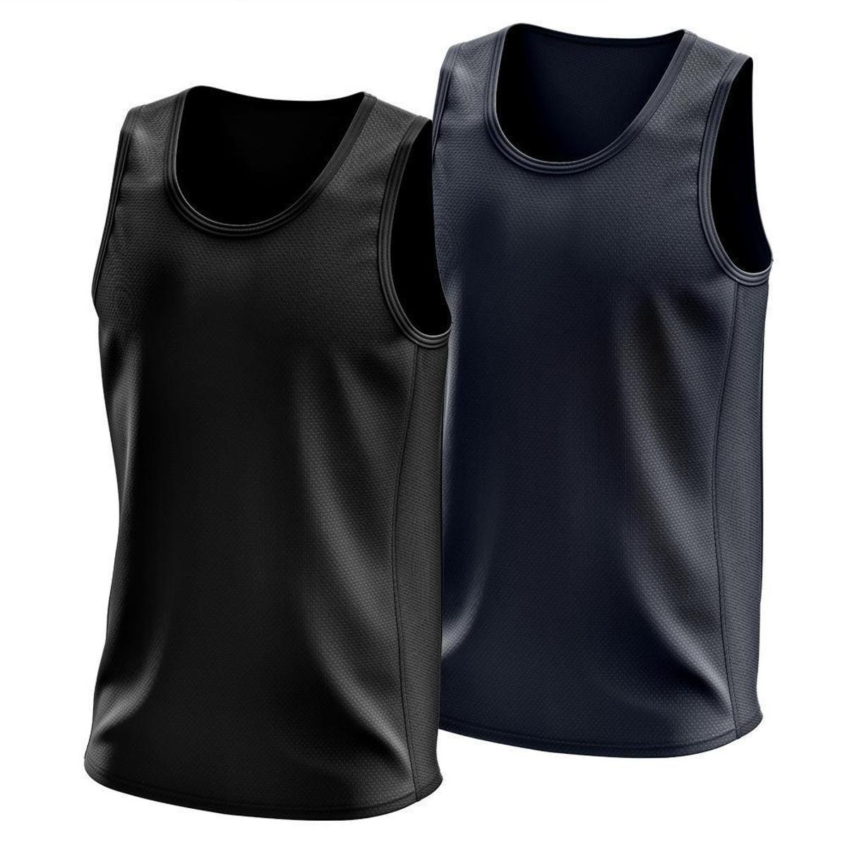 Kit 2 Regatas Masculina Dry Academia Proteção UV Calor Lisa Menor preço em Kit 2 Regatas Masculina Dry Academia Proteção UV Calor Lisa