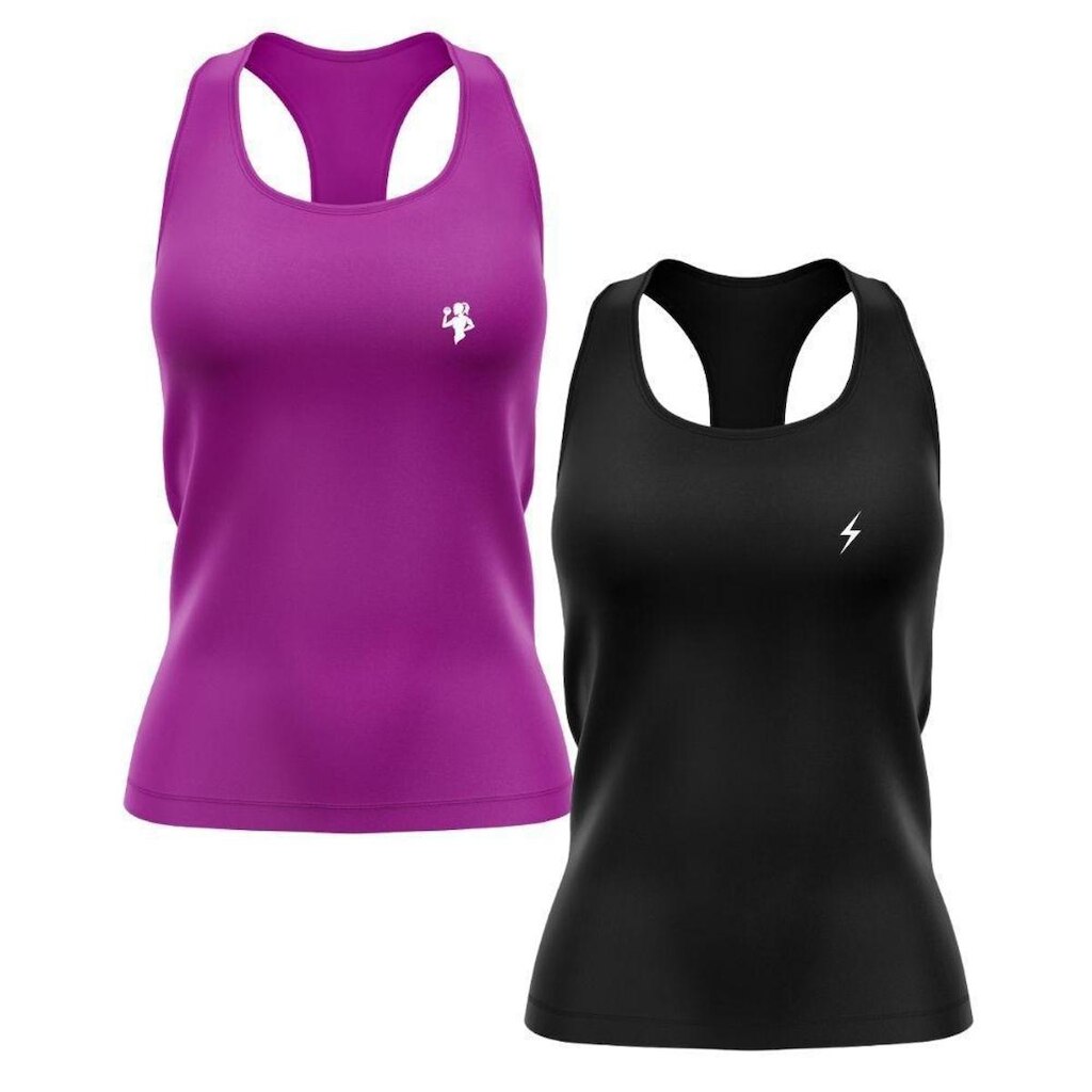 Kit 2 Regatas Nadador Raio Feminino