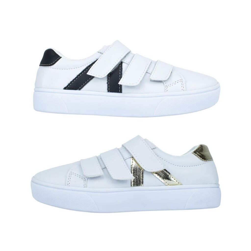 Kit 2 Sapatenis Feminino com Fechamento Velcro Calce Fácil