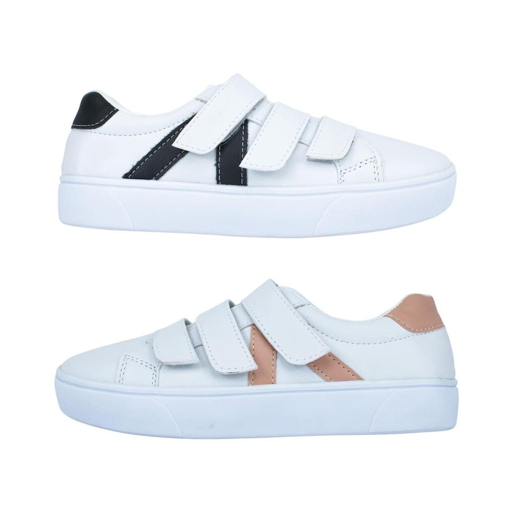 Kit 2 Sapatenis Feminino com Fechamento Velcro Calce Fácil