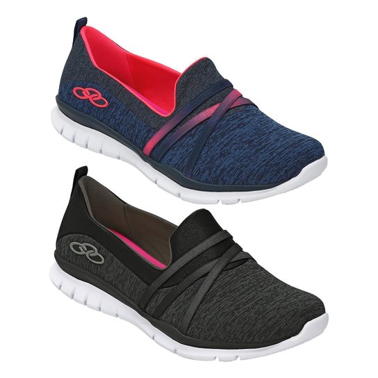 Kit 2 Sapatilhas Olympikus Angel Stripe 388 Feminina - Marinho+Pink é ruim? Kit 2 Sapatilhas Olympikus Angel Stripe 388 Feminina - Marinho+Pink é boa?