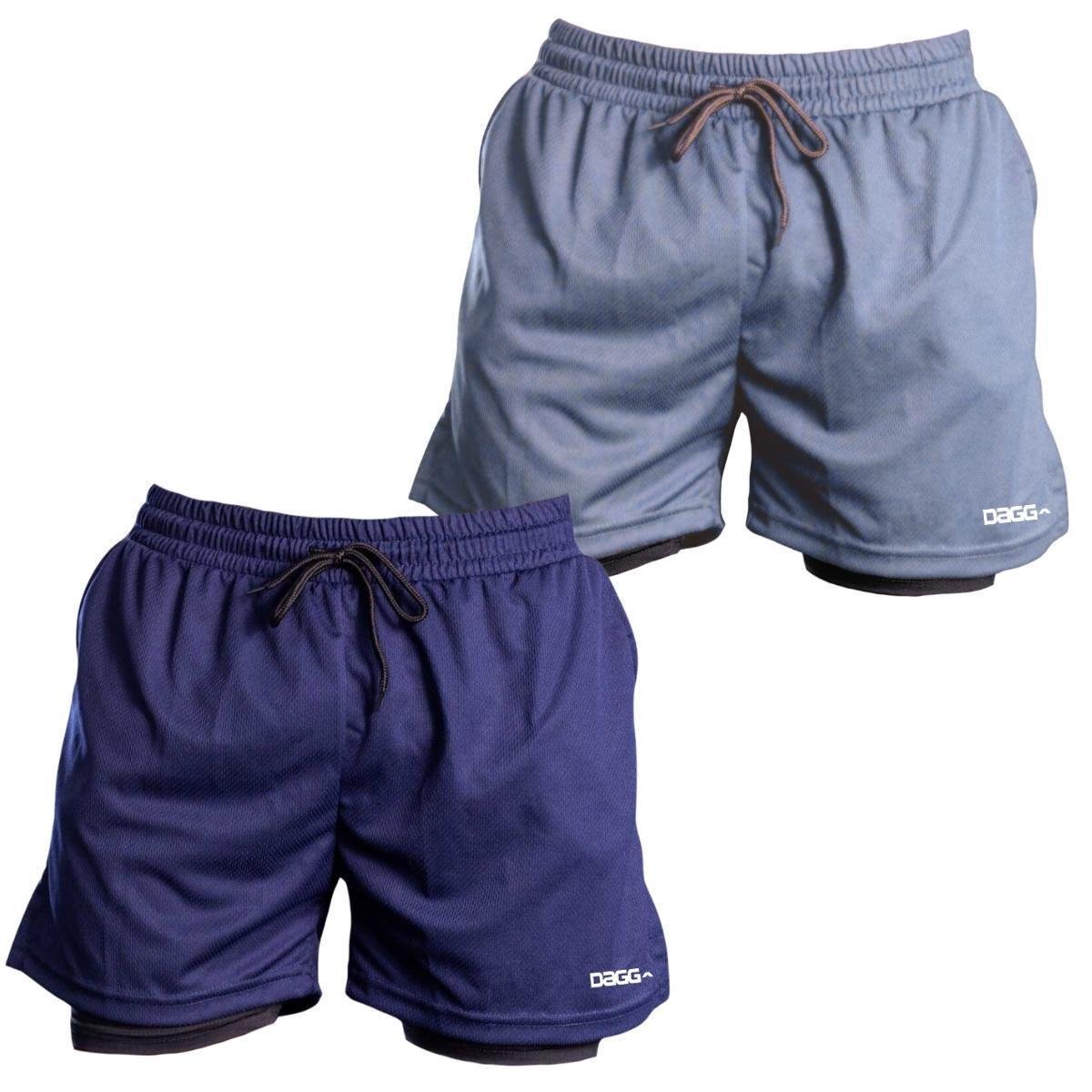 Kit 2 Short Bermuda Dagg Masculino Treino Academia Menor preço em Kit 2 Short Bermuda Dagg Masculino Treino Academia
