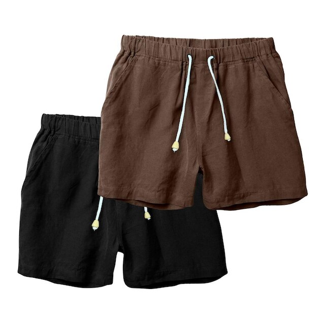 Kit 2 Short em Linho Masculino Bermuda Moderna e Confortável