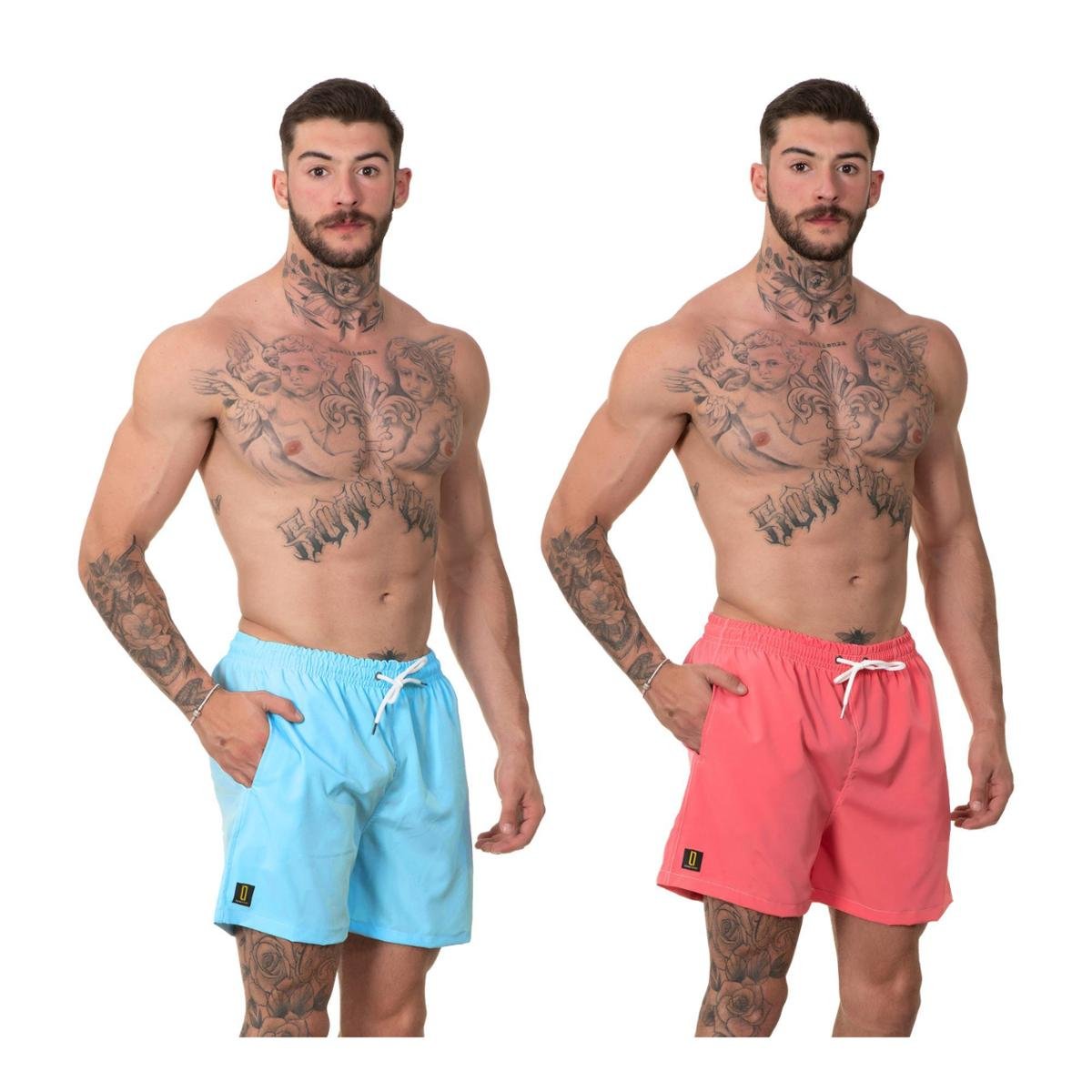 Kit 2 Short Masculino Bermuda Praia Mauricinho Jr Rf220 Menor preço em Kit 2 Short Masculino Bermuda Praia Mauricinho Jr Rf220