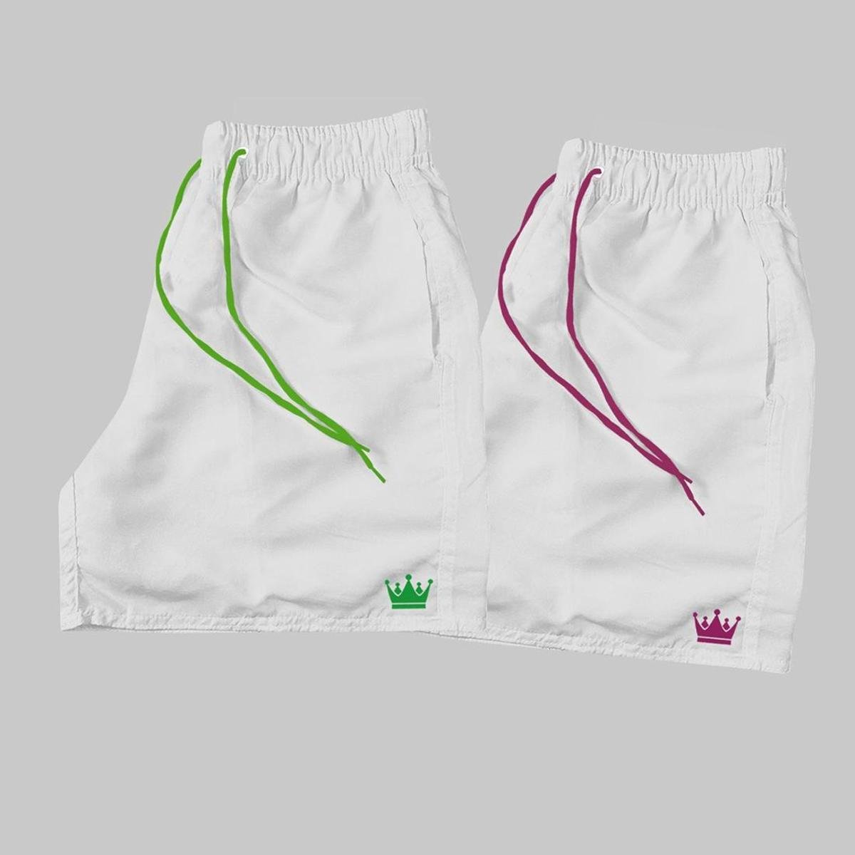 short praia branco masculino
