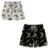 Kit 2 Short Status Sw - Preto+Branco