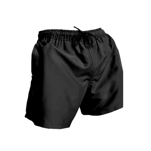 Kit 2 Short Tactel Masculino Praia Liso com Bolsos Cós Elástico Ajustável