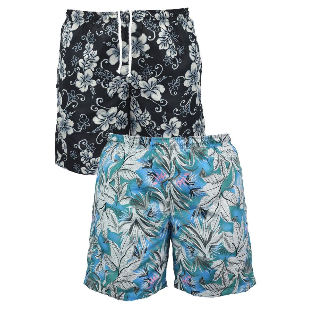 Kit 2 Shorts Bermuda Estampada Butu Biru Microfibra Tactel Menor preço em Kit 2 Shorts Bermuda Estampada Butu Biru Microfibra Tactel