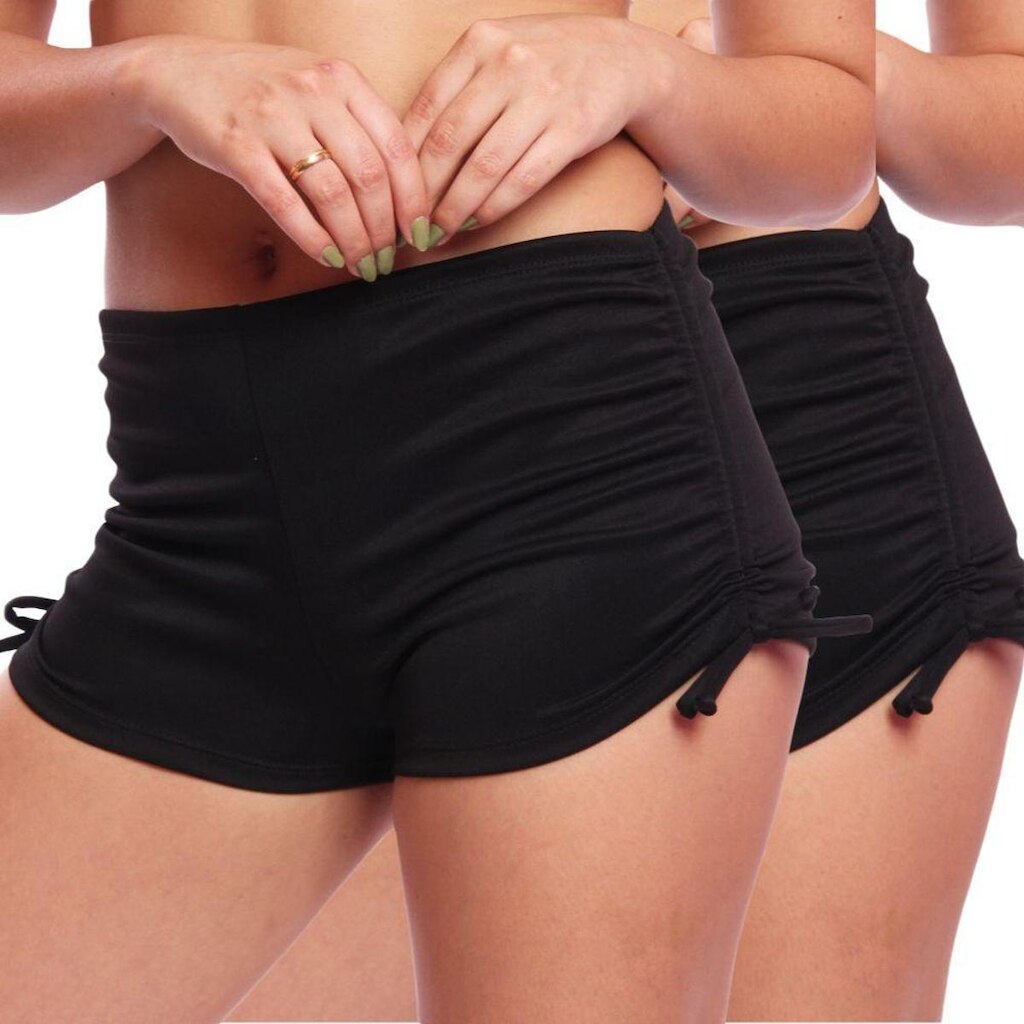 Kit 2 Shorts Feminino Curto Sunkini Bionda com Regulagem Lateral
