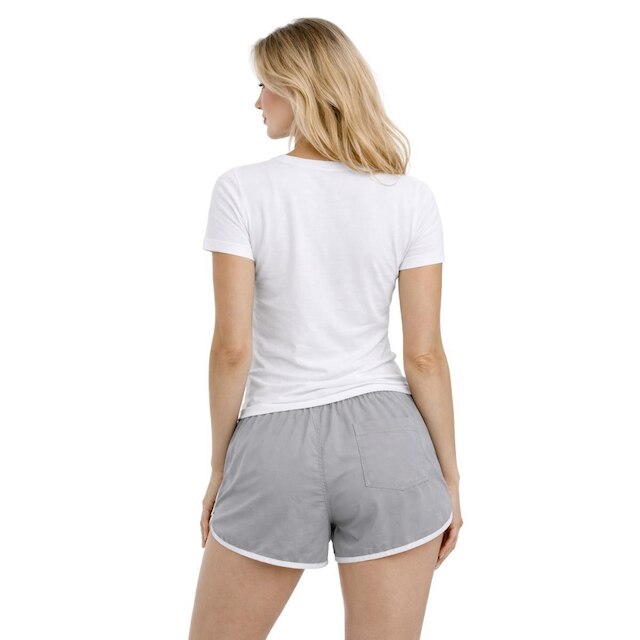 Kit 2 Shorts Femininos em Tactel Liso com Cós Ajustável e Caimento Confortável