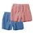 Kit 2 Shorts Linho Premium Bermuda Masculina Moderno e Leve - Salmão+Azul