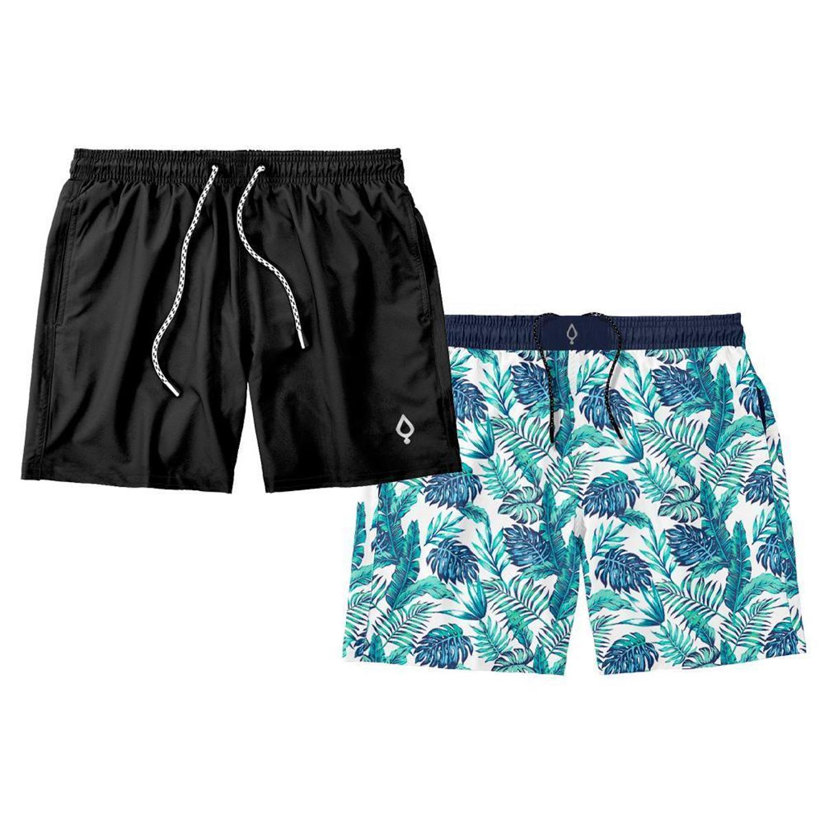 bermuda tactel estampada