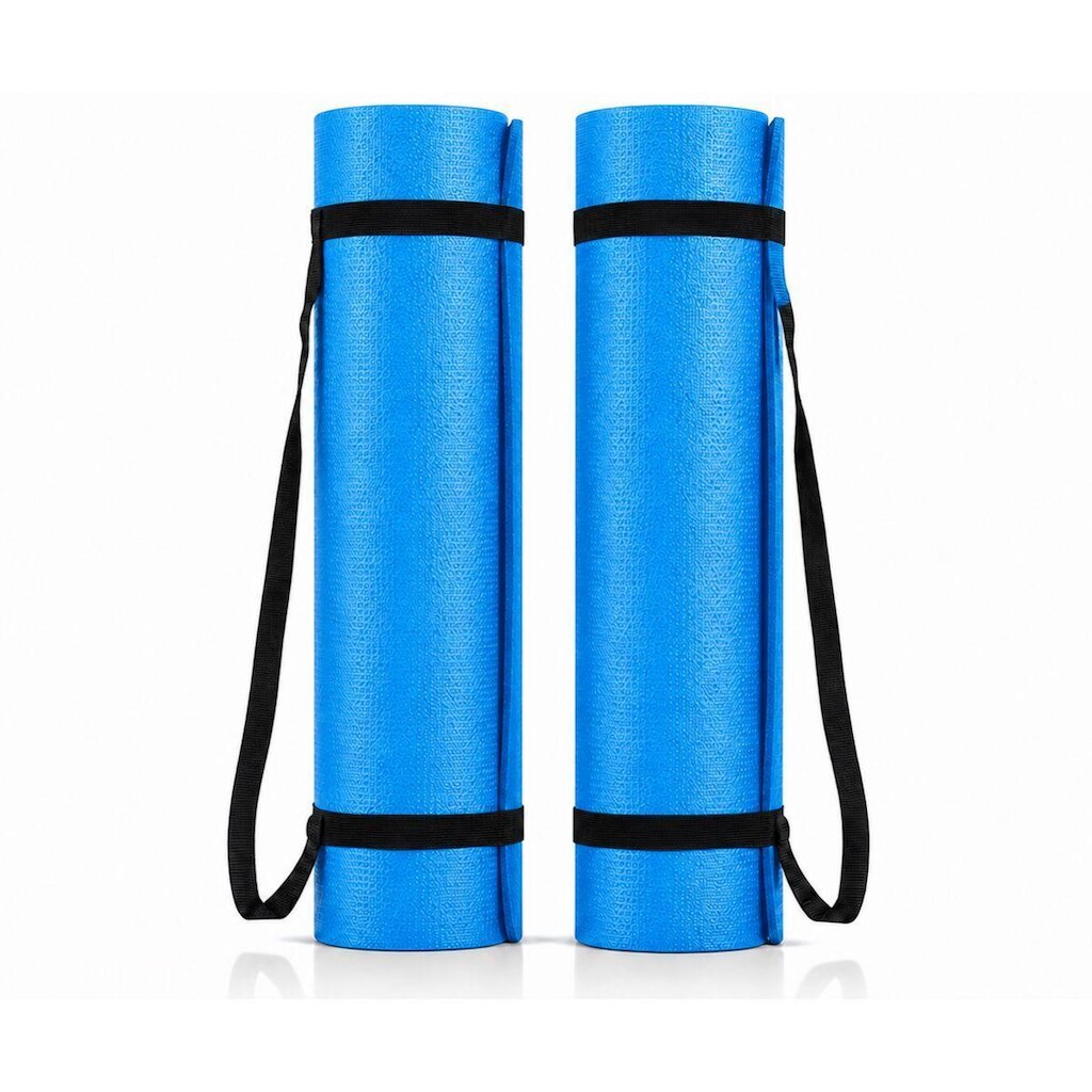 Kit 2 Tapetes de Yoga Eva Max 5mm Antiderrapante com Alça
