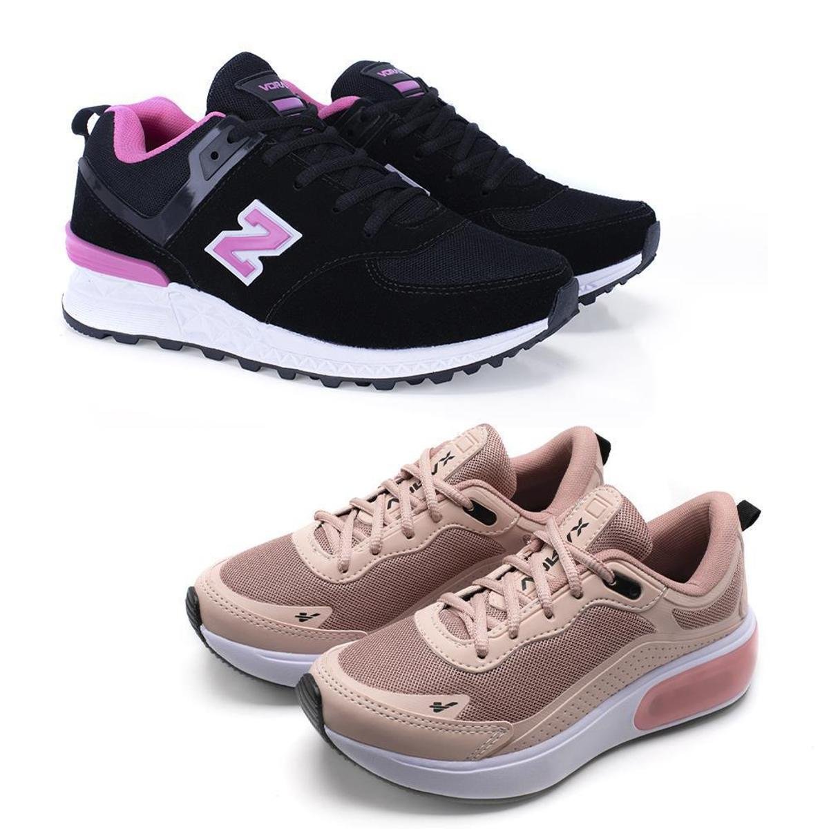 Kit 2 Tênis Caminhada Feminino Amortecimento Conforto Casual é ruim? Kit 2 Tênis Caminhada Feminino Amortecimento Conforto Casual é boa?
