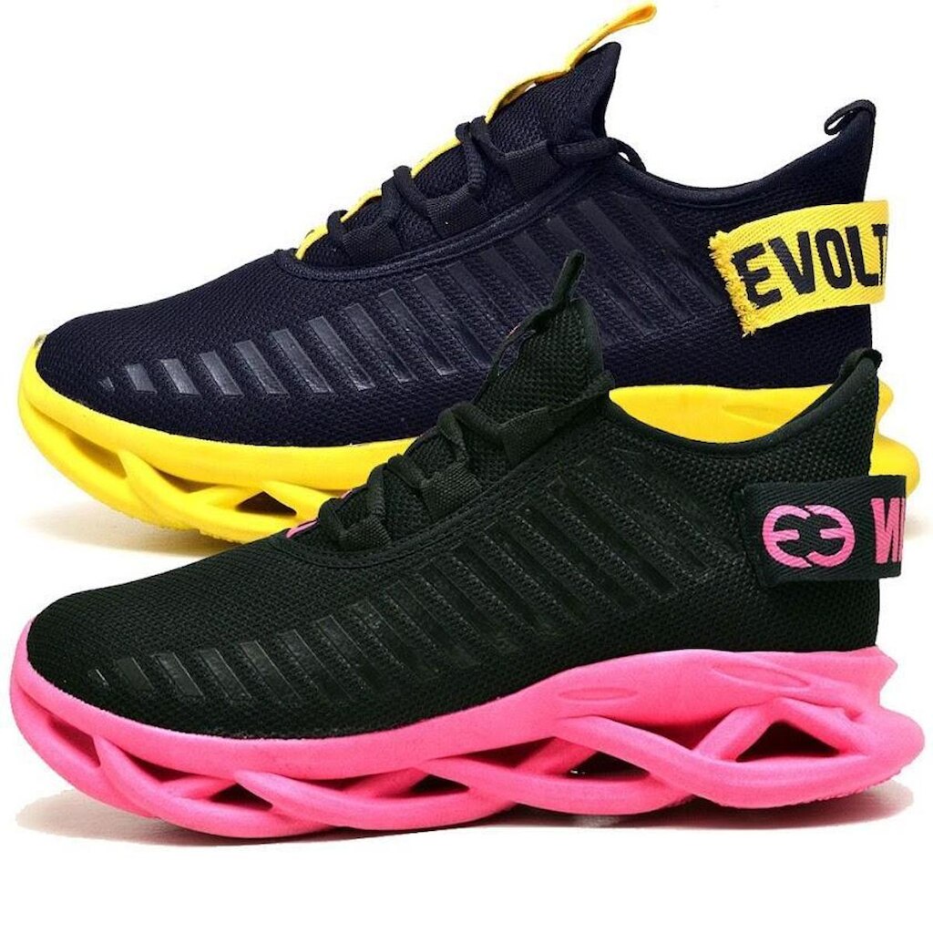 Kit 2 Tênis Easy Style Feminino Evoltenn Solado Trançado Moderno