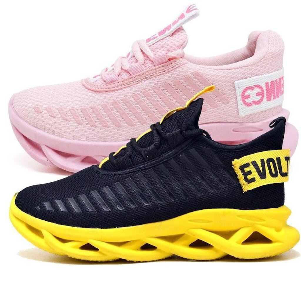 Kit 2 Tênis Easy Style Feminino Evoltenn Solado Trançado Moderno