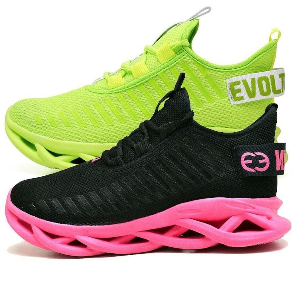 Kit 2 Tênis Easy Style Feminino Evoltenn Solado Trançado Moderno