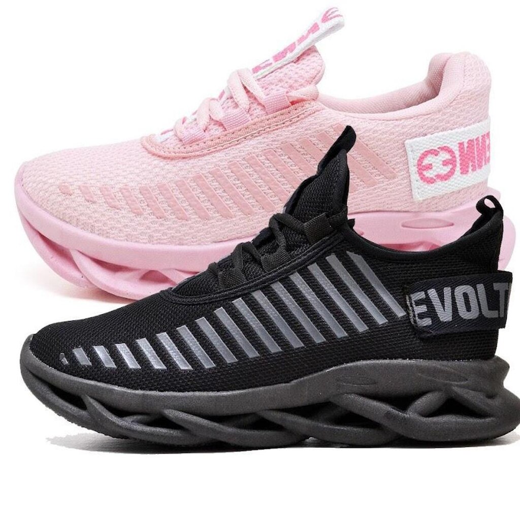 Kit 2 Tênis Easy Style Feminino Evoltenn Solado Trançado Moderno