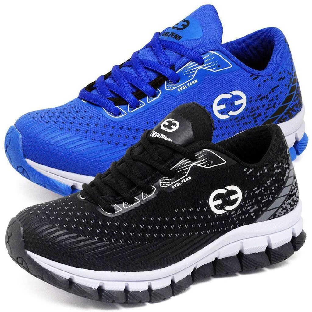 Kit 2 Tênis Infantil Masculino Evoltenn Impacto