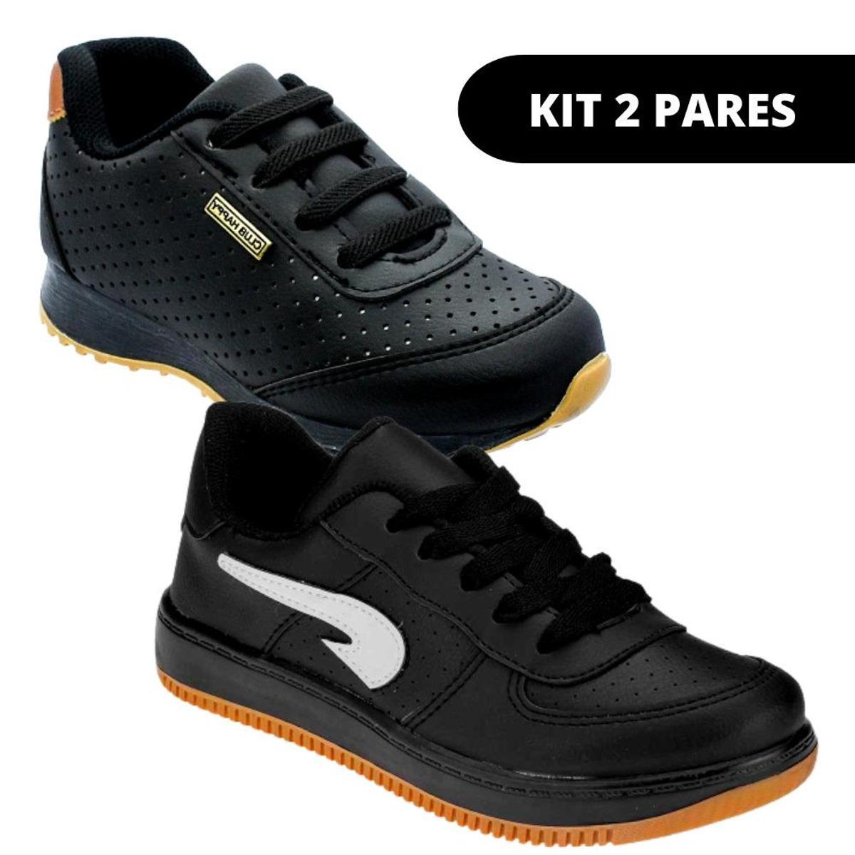 Kit 2 Tênis Masculino Escolar Infantil - N/A | Netshoes